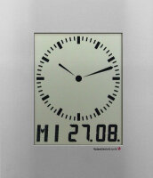 Wanduhr modern LCD-Wanduhr Industrieuhr Bürouhr...