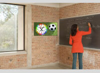 moderne Wanduhr in 3-D-Optik Lernuhr - Dixtime Modell: 3D-0435