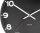Wanduhr, modern, 40,6 cm Durchmesser - Karlsson Modell: KA5847BK