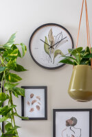 Botanical Leaves Wanduhr, weiß, Durchmesser 26 cm - Karlsson Modell: KA5885