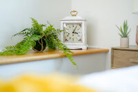 mechanische Tischuhr - Vintage Weiß - Hermle Modell: 22915-V60340