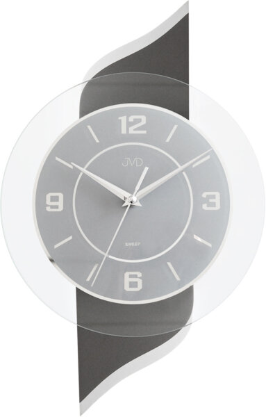 Wanduhr aus Holz und Glas - JVD Modell: NS22004/98