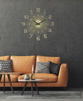 Wanduhr Goldfarben - JVD Modell: HT108.2