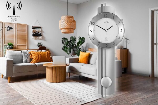 Funk Wanduhr Wanduhr Edelstahl Modern Uhren Wohnzimmer