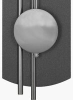 Funkpendeluhr Modern Anthrazit - AMS Modell: 5266A