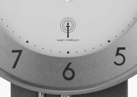 Funkpendeluhr Modern Anthrazit - AMS Modell: 5266A