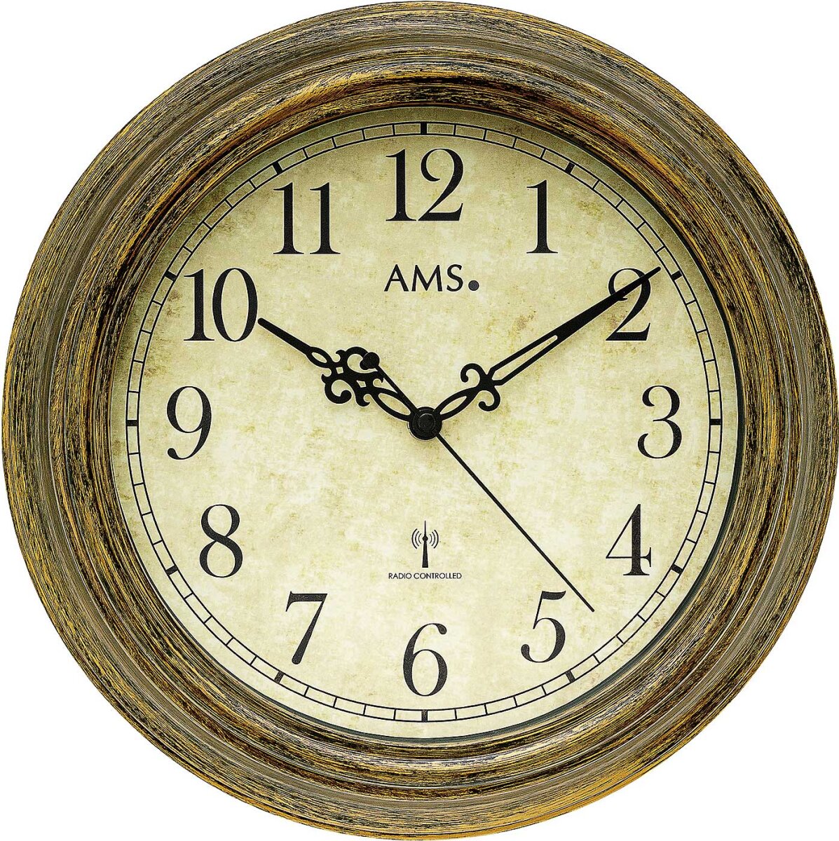 Funk Wanduhr Ams Pendeluhr Einstellen Funkwanduhr AMS Modell: 5575