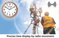 artvendis-by-AMS 5576B Wanduhr modern Funkwanduhr