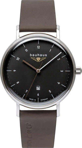 Herrenuhr Quarz Edelstahlgehäuse - Bauhaus Modell: 2142-2