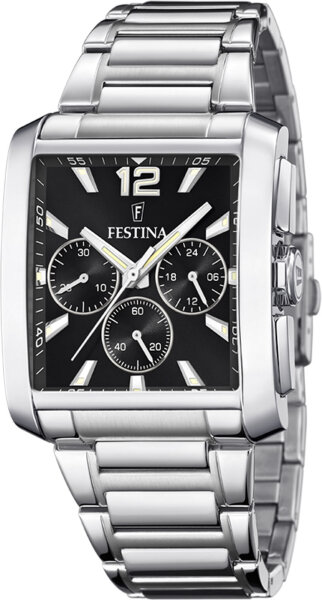 Herrenchronograph Edelstahl, eckig - Festina Modell: 20635_4
