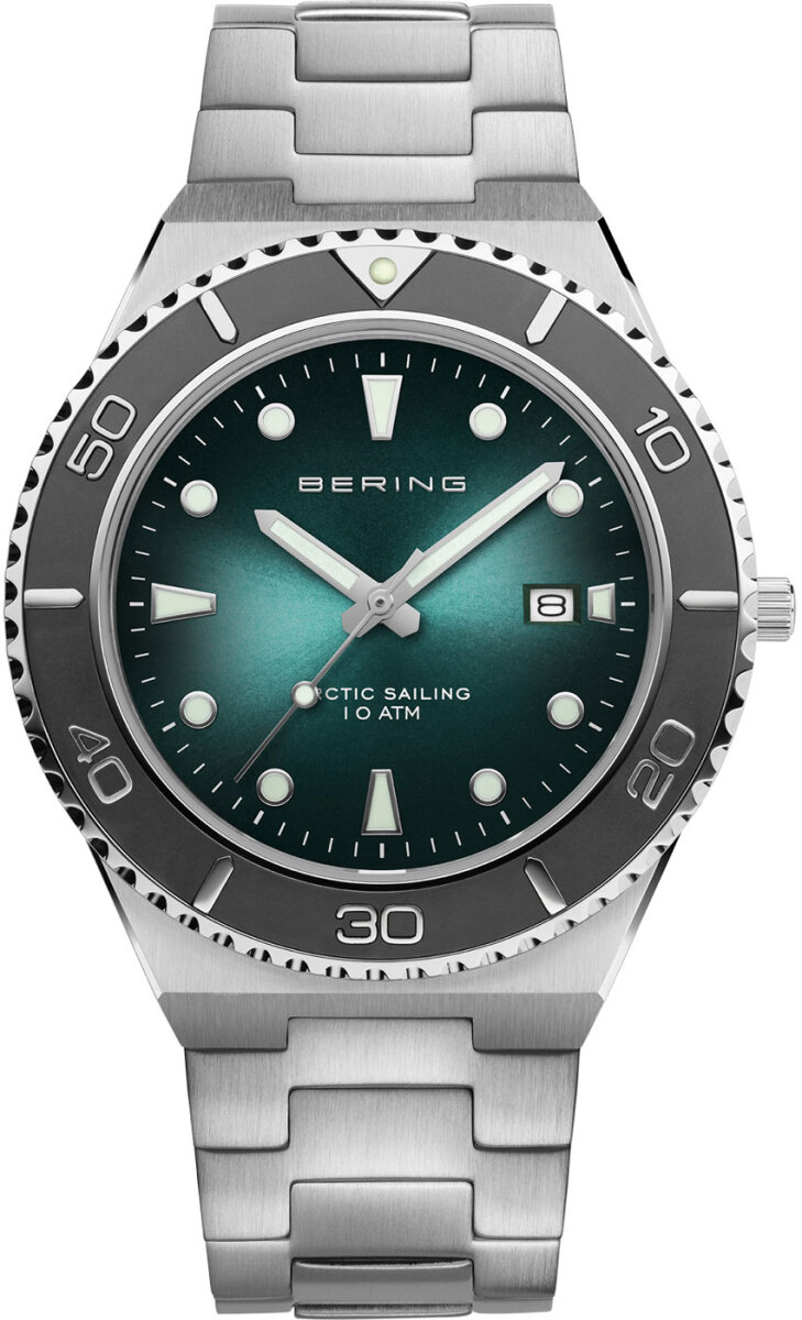 Herrenuhr Sunray-Zifferblatt, Datum - Bering Modell: 18940-708