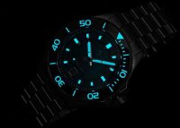 Classic Diver Black Taucheruhr - Marc and Sons Modell: MSD-051-01-S