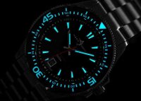 Military Diver Black Orange - Marc and Sons Modell: MSD-051-14S