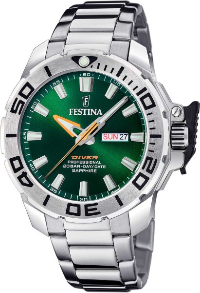 Herrenuhr mit Edelstahlarmband - Festina Modell: 20665_2