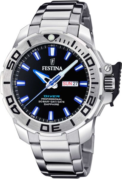 Herrenuhr mit Edelstahlarmband - Festina Modell: 20665_3