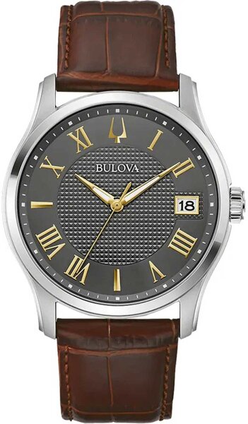 Herrenuhr, Datum, Edelstahl - Bulova Modell: 96B389
