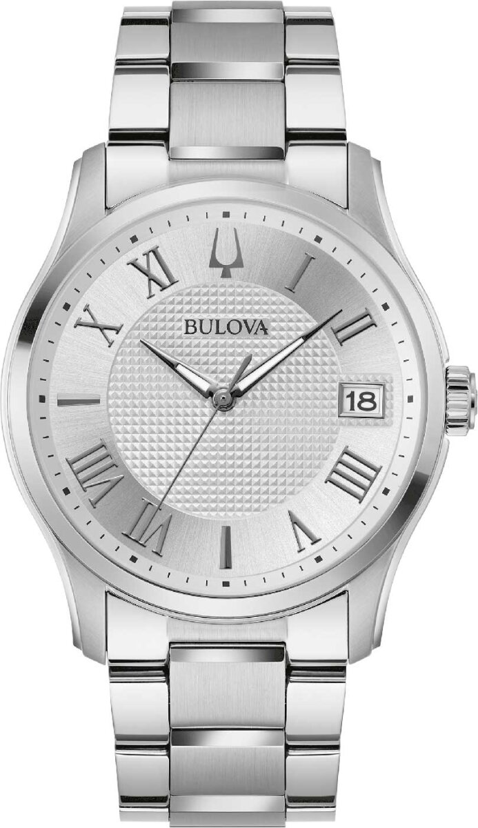 Herrenuhr, Datum, Edelstahl - Bulova Modell: 96B391