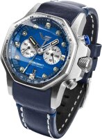 Herrenuhr Chronograph - Vostok Europe Modell: VK64-640A700 - Serie: Atomic Age