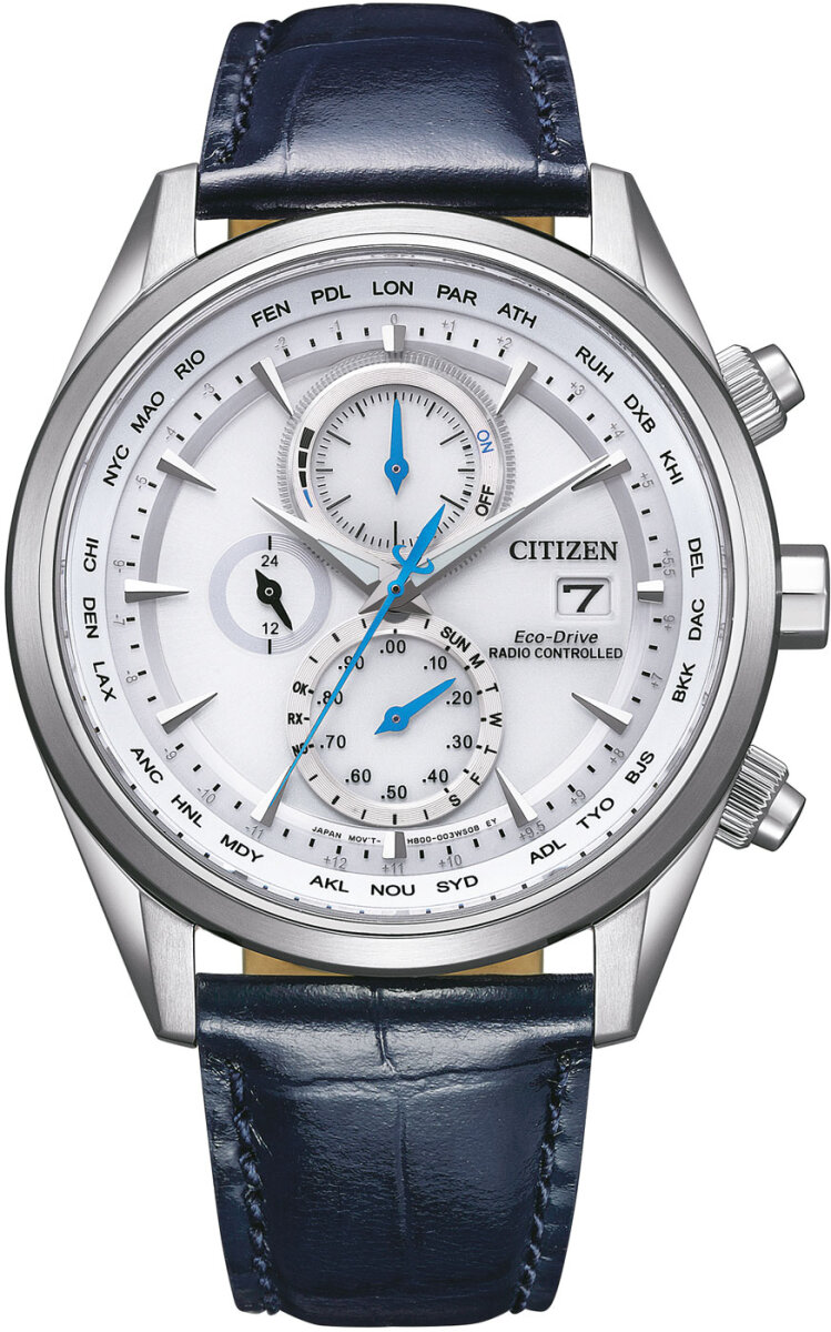 Citizen At8260-18A Herrenuhr | Radio Controlled Chronograph | Edelstahlgehäuse | Kratzfestes Saphirglas | Sportliches Design | Wasserdicht bis 10 bar