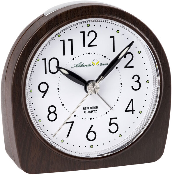 analoger Wecker aus nachwachsenden Rohstoffen - Atlanta Modell: 2507/20
