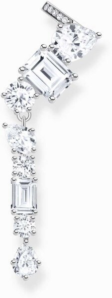 Langer Einzel Earclimber mit steinbesetztem Earcuff - Thomas Sabo Modell: H2280-051-14