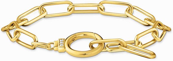 Gliederarmband mit Ringverschluss und Steinen - Thomas Sabo Modell: A2133-414-14