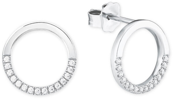 Runde Ohrstecker mit Steinen - s.Oliver Jewelry Modell: 2018676