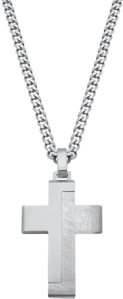 Panzerkette mit Kreuz Anhänger - s.Oliver Jewelry Modell: 2024253