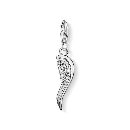 Charm Anhänger Engelsfügel mit Steinen- 925 Sterlingsilber
