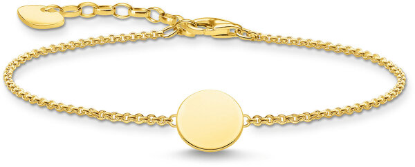 Armband Coin - 750 Gelbgold Vergoldung