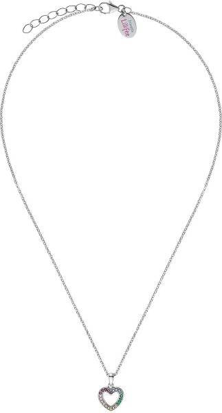 Prinzessin Lillifee 2031167 Halskette mit Herz Anhänger und Steinchen
