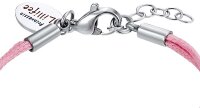 Prinzessin Lillifee 2034000 Textilarmband mit Herzen aus Edelstahl