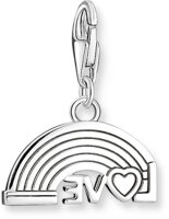 Charm Anhänger Bunter 3D Regenbogen - 925 Sterlingsilber