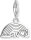 Charm Anhänger Bunter 3D Regenbogen - 925 Sterlingsilber