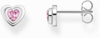 Herz Ohrstecker mit pinkem Stein - Thomas Sabo Modell:...