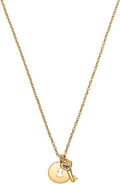 Halskette mit Schloss und Schlüssel Anhänger - s.Oliver Jewelry Modell: 2032602