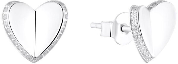 Ohrstecker mit Herzen und Steinen - s.Oliver Jewelry Modell: 2035757
