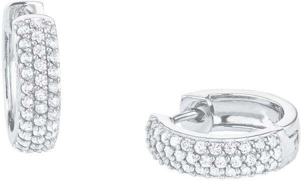 Kreolen mit Steinen besetzt - s.Oliver Jewelry Modell: 2027615