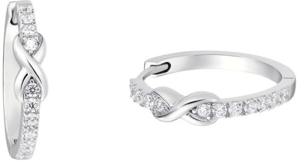 Kreolen mit Steinen und Infintiy - s.Oliver Jewelry Modell: 2034966