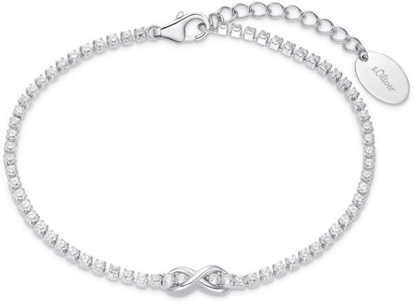 Tennisarmband mit Infinity Anhänger - s.Oliver Jewelry Modell: 2034964