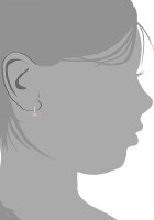 Prinzessin Lillifee 2035982 Ohrhänger mit Herzen und Steinchen