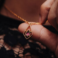 Daydreamer Halskette mit Anhänger - Holzkern Modell: Jewelry