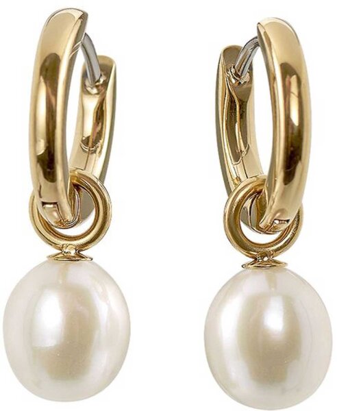 Kreolen mit Perlen Anhänger - Boccia Jewelry Modell: 05068-02