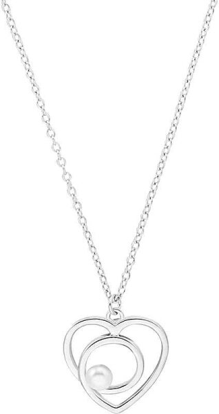Halskette mit Herzanhänger & Perle, s.Oliver, Modell 2037821