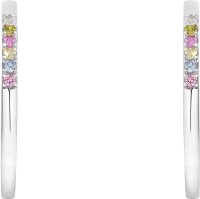 Kreolen mit bunten Steinchen - s.Oliver Jewelry Modell: 2037840