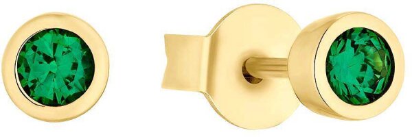Ohrstecker mit grünem Stein - s.Oliver Jewelry Modell: 2036877