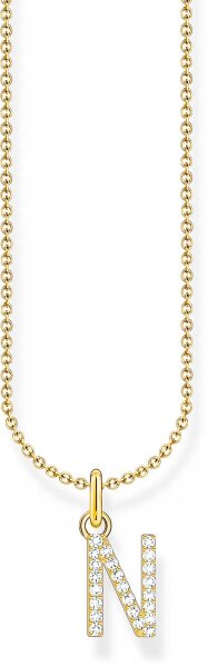 Halskette mit Anhänger Buchstabe N - Thomas Sabo Modell: KE2253-414-14