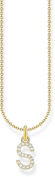 Halskette mit Anhänger Buchstabe S - Thomas Sabo Modell: KE2258-414-14