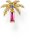 Einzel Ohrstecker bunte Palme - Thomas Sabo Modell: H2285-488-7