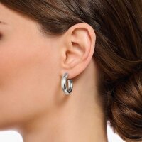 Silberfarbene Kreolen klein - Thomas Sabo Modell: CR635-001-21